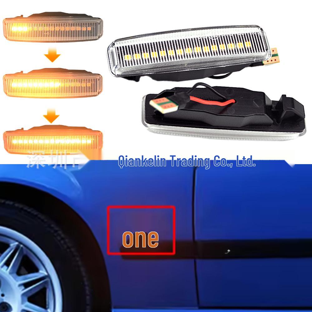 Amber Flowing Turn Signal Side Marker Light for BMW 5 Series E39 M5 (1998-2003)