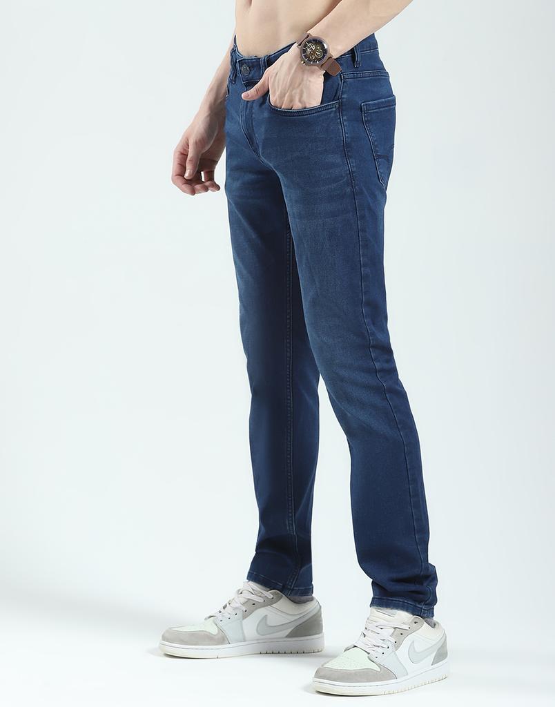 MONTE CARLO Men's Regular Fit Mid Rise Jeans