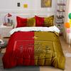 Red-gold Crest Emblem. Bedding Sets Duvet Cover Sets Duvet Covers Pillowcases(1 * Duvet Cover 2 * Pillowcases Without Duvet Insert)