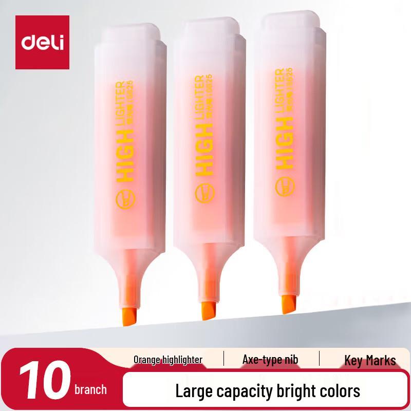 Deli Fluorescent Highlighter Pen Set