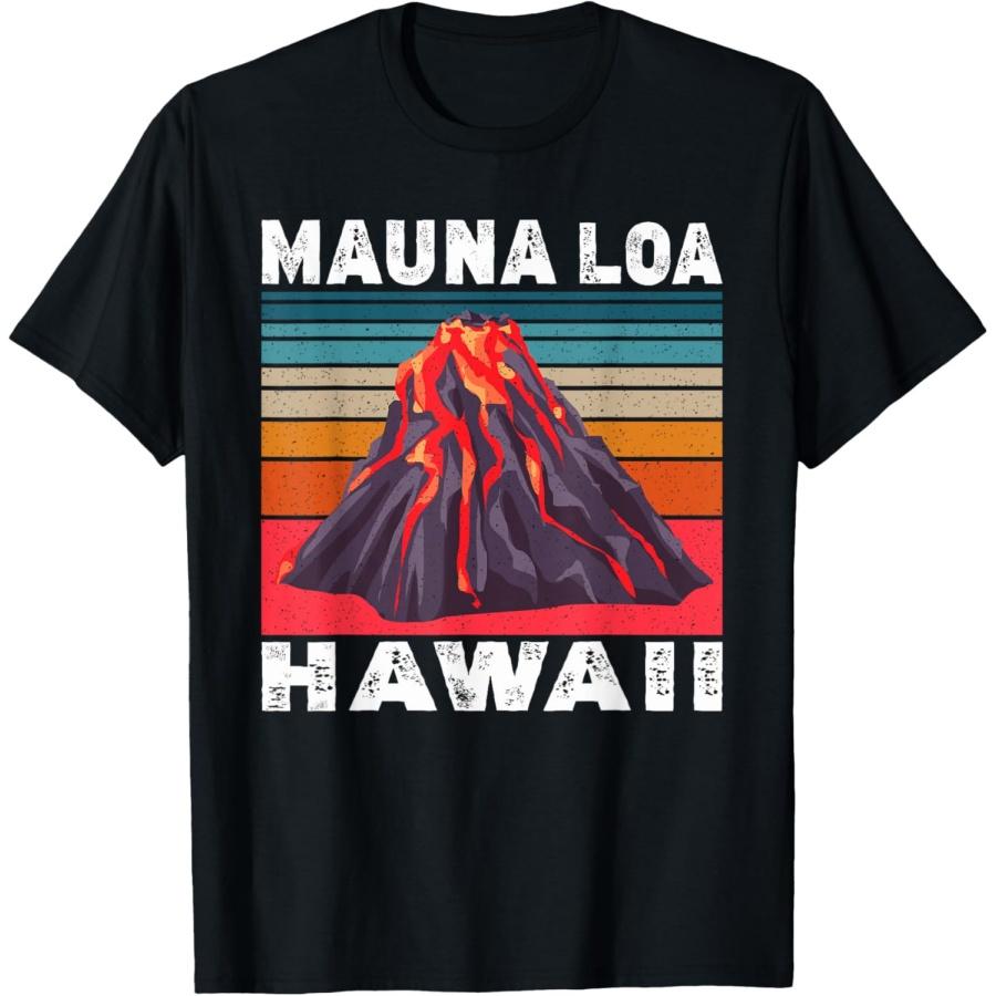 Mauna Loa Hawaii Volcano Eruption T-Shirt S