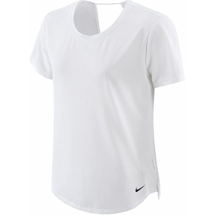 (WMNS) Nike Dri-Fit One Breathe T-shirt  White  Women s DX0132-100 M