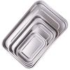 Stainless Steel Dental Instruments Tray With Lid Surgical Tool Medical Disinfection Sterilization Container New