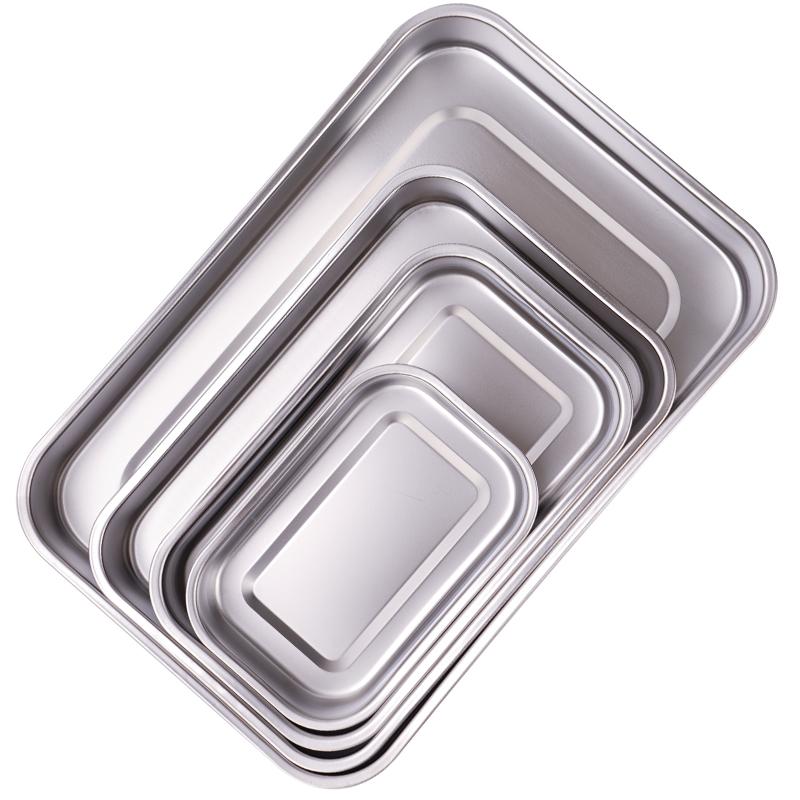 Stainless Steel Dental Instruments Tray With Lid Surgical Tool Medical Disinfection Sterilization Container New