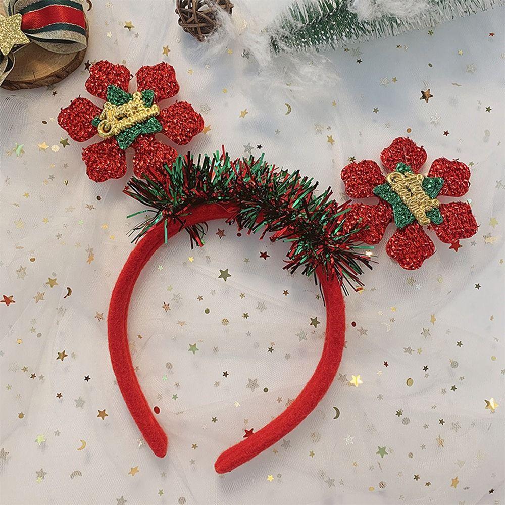 Dress Up Elk Hair Band Christmas Decoration Antlers Headband Female Hair Hoop Christmas Headband