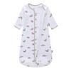 100% Cotton Long Sleeve Baby Sleep Sack – Skin-Friendly & Ultra Soft, 3D Center-Zip Design for 0-3 Years