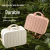 14-Inch Women's Portable Makeup and Toiletries Storage Box with Suitcase Hook