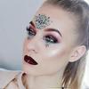 6 Sets Rhinestone Mermaid Face Jewels Tattoo - Body Stickers Crystal Tears Gem Stones Bindi Temporary Stickers