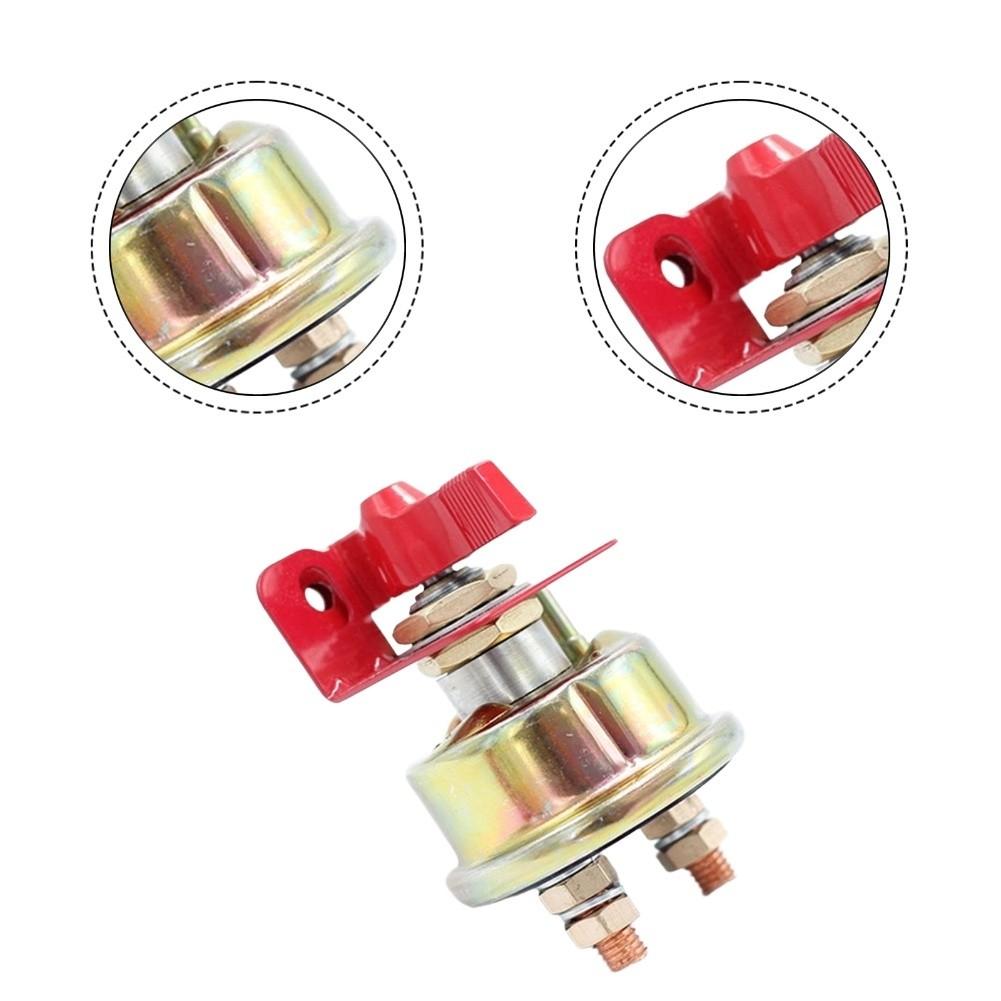 Battery cutoff switch for construction vehicles and excavators copper build rated 300A reliable isolator for power management