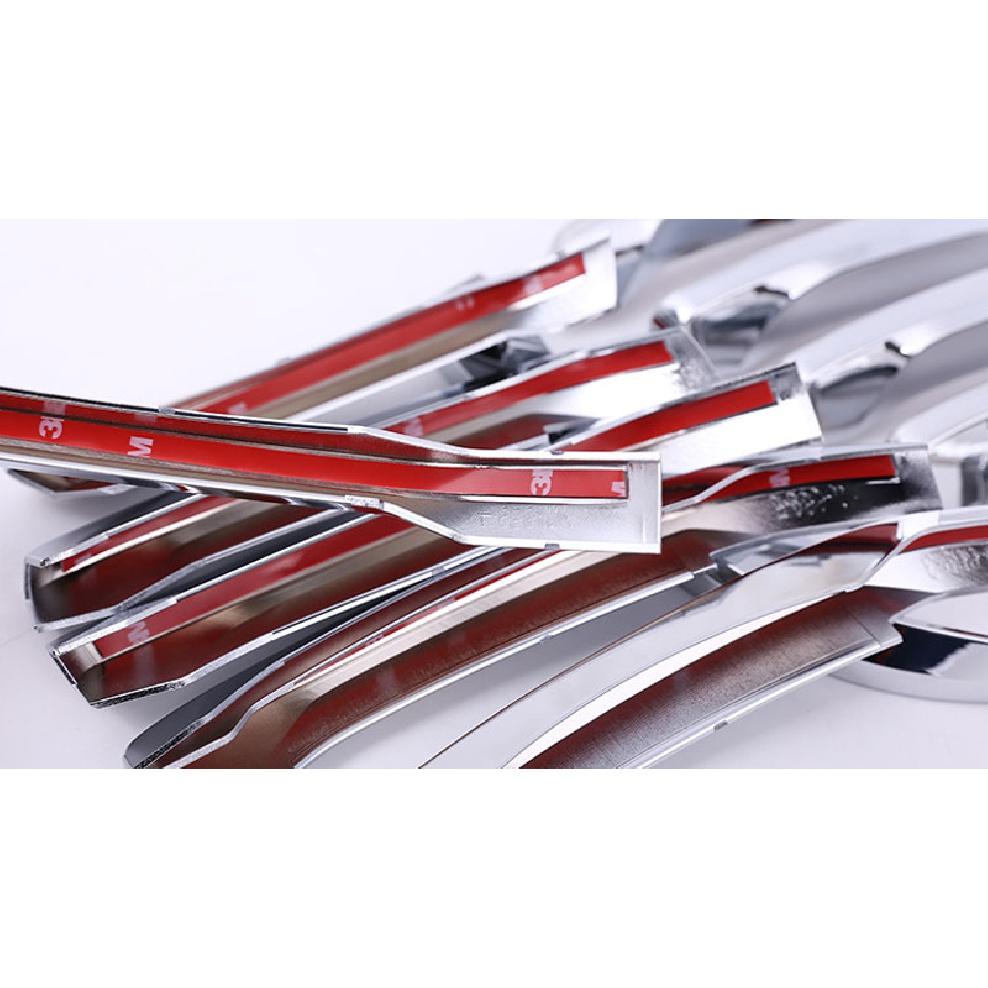 14pcs Front Grill Cover Decoration Trim For BMW X1 F48 2016 2017 ABS Chrome Accessories Car Styling New