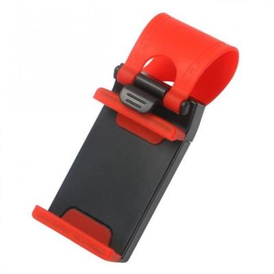 Smartphone Holder-red Universal Steering Wheel Clip Mount iPhone X XS Max 8 7 7 Plus 6 Samsung Xiaomi Mobile Phone