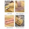 Camping Tool Storage Bag Portable Tent Ground Nail Wind Rope Hammer Pouch Cylinder Large Capacity Handbag Outdoor Accessories