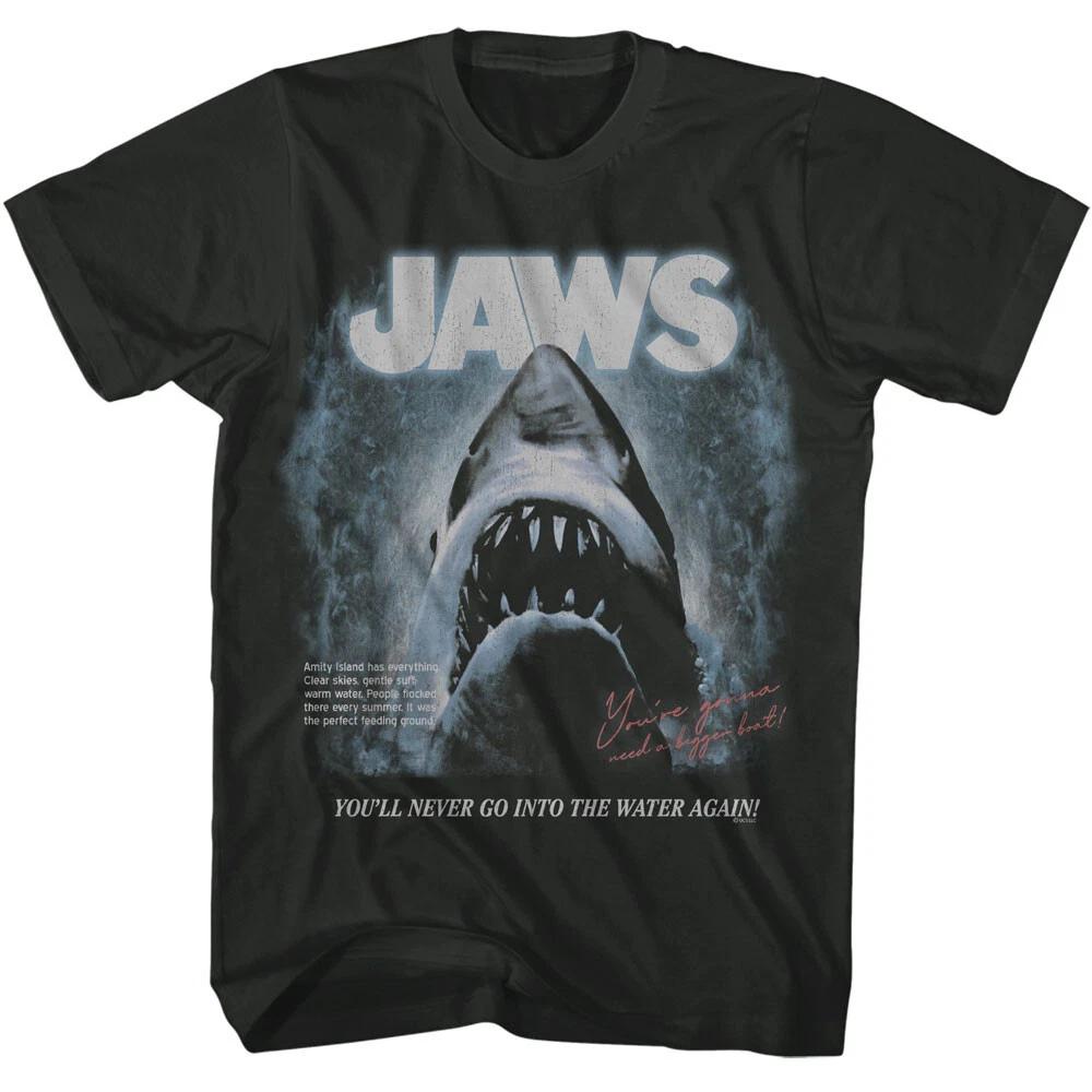 Jaws 70 s Movie Amity Island You ll Never Go Into The Water Again Men s T Shirt M