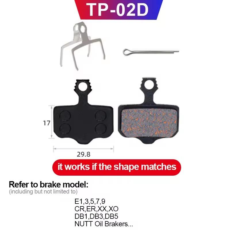 MTB Bicycle Hydraulic Disc Brake Pads For b01s SHIMANO SRAM AVID HAYES Magura ZOOM Cycling Bike Parts Semi-Metallic Brake Pad