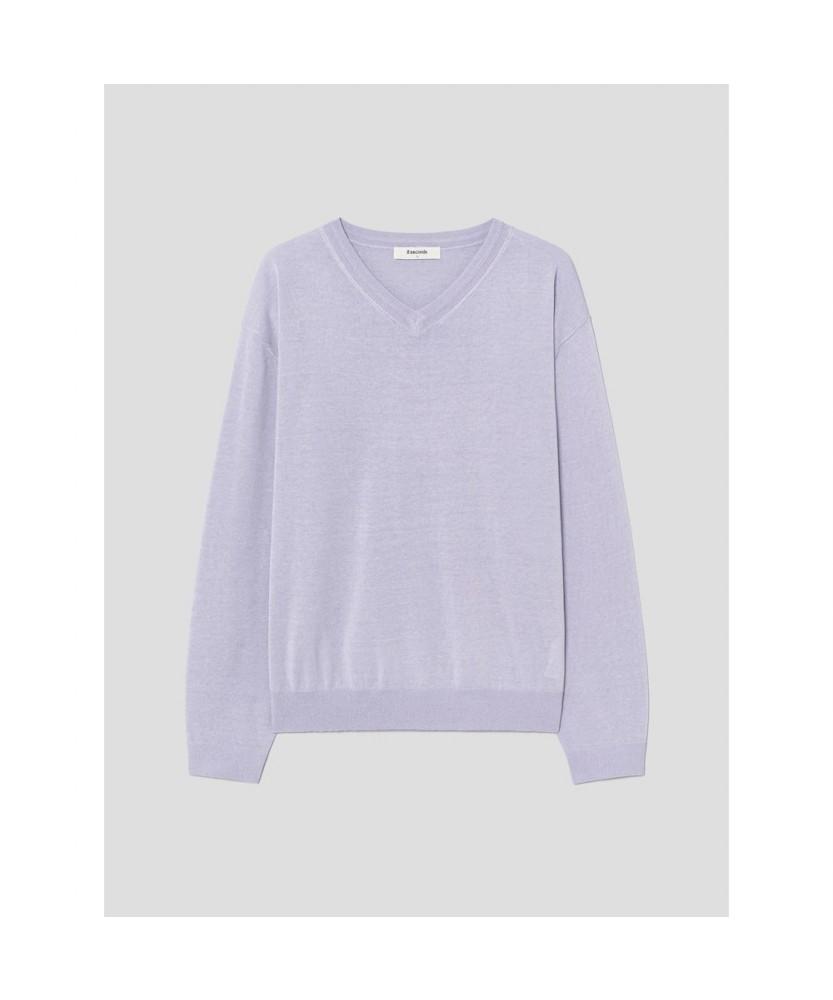 8seconds Lightweight V-Neck Knit Lavender