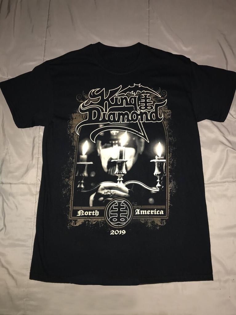 King Diamond North America 2019 Tour Black T-Shirt For Fans
