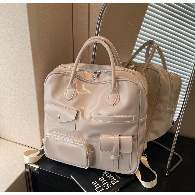 

Ретро Студенческий Рюкзак Весна 2025: Дорожная и школьная сумка большой вместимости для женщин и мужчин