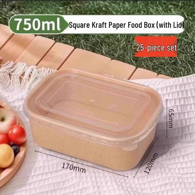 Eco-Friendly Disposable Food Bowl with Lid