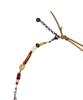 Runds 360 Karen Silver Brown Mix Necklace