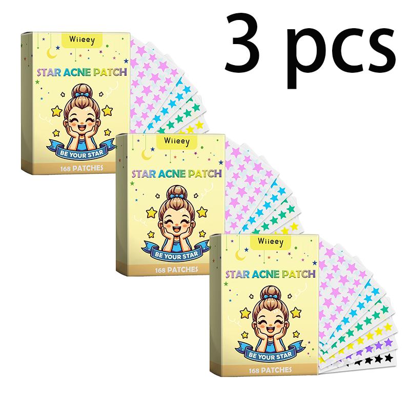 WIIEEY Star Pimple Patch Fade Down Pimple Pimple Marks Clean Face Closed Acne Portable Cartoon Pimple Patch