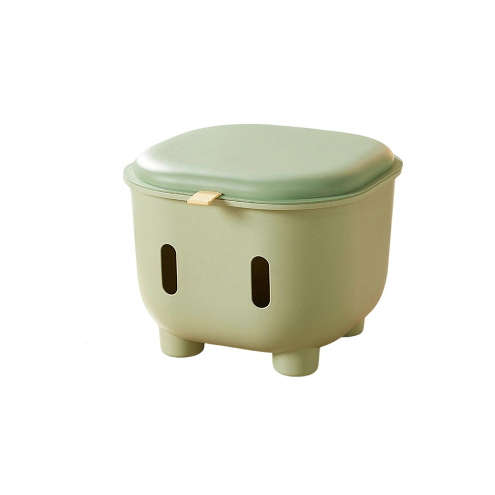 

Multifunctional Kids Storage Stool with Lid Soft Seat Cover Durable Plastic Construction for Toys Snacks Clothes Household Use one size зелёный