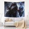 God of War Tapestry Floor Mat NonSlip Laundry Room Mat Laundry Decor Balcony Child Living Room Household Carpets