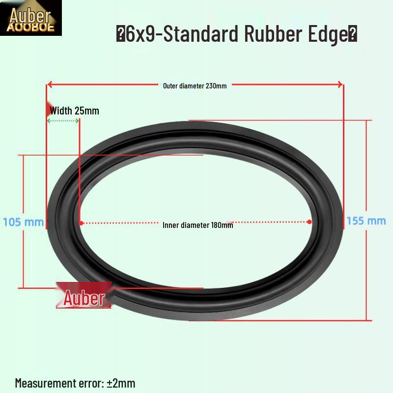 Speaker Rubber Edge Ring for 5, 6, 6.5, 8, 10, 12, 15 Inch Speakers