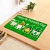 Irish Door Mat St. Patrick'S Day Absorbent Floor Mat Bedroom Shamrock Non-Slip Carpet