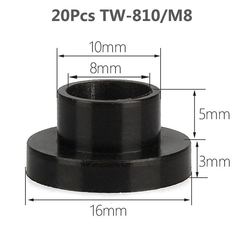 Screw Nylon Transistor Gasket The Step T-Type Plastic Washer