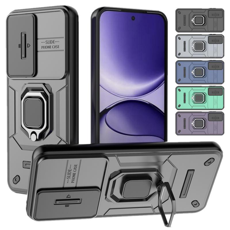 Armor Stoßfeste Hülle Für Xiaomi Poco F7 5G Schutzhülle Ring Magnetischer Ständer Halter Coque Fundas Capa