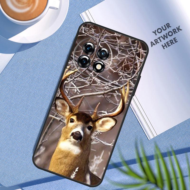 Deer Hunting Camo Case For OnePlus Nord 5 CE 2 3 4 Lite N30 OnePlus 11 12 13 15 12R 13R 10T 13T 9 10 Pro Cover