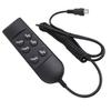Lift Chair Controller 6 Keys Power Lift Sofa Chair Hand Control with 5 Pin Connector for 2 Motor Electric Recliner