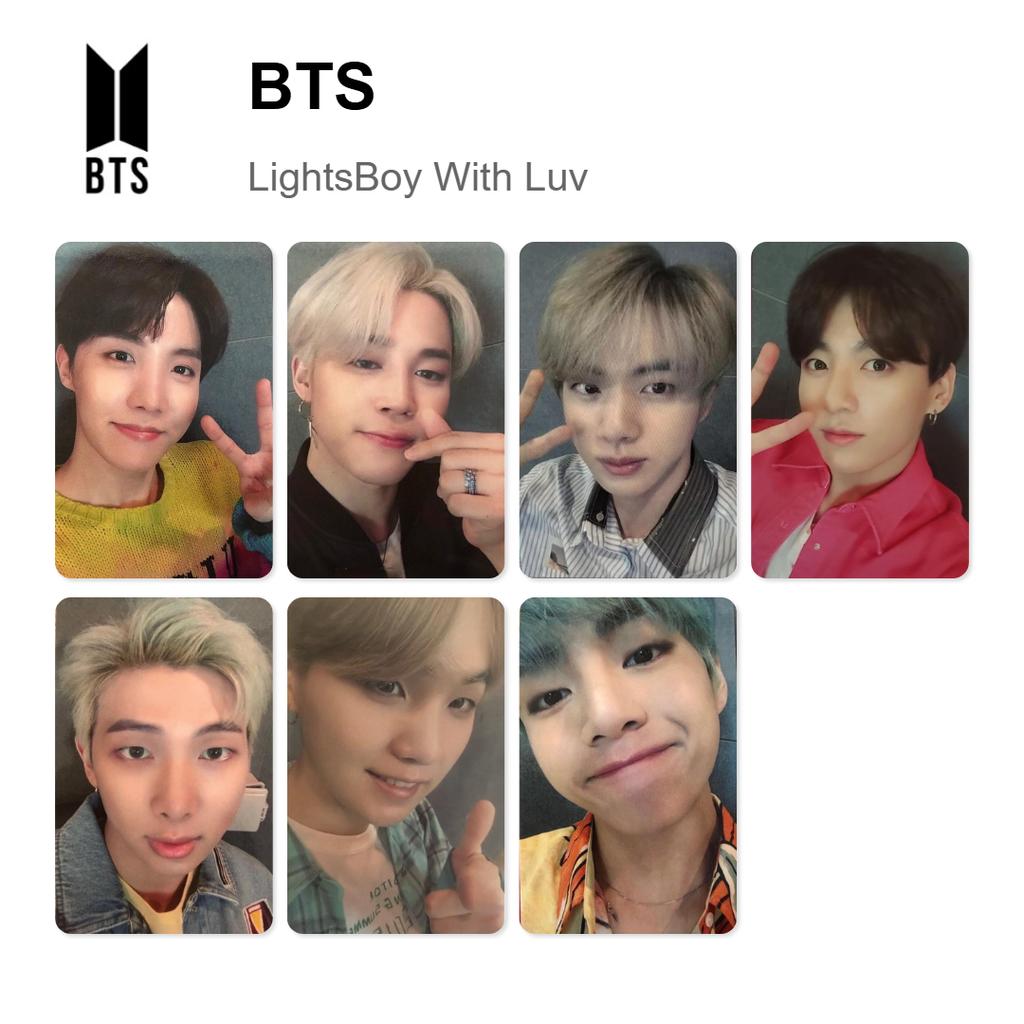 BTS Luces/Chico Con Amor Tarjeta Fotográfica Oficial
