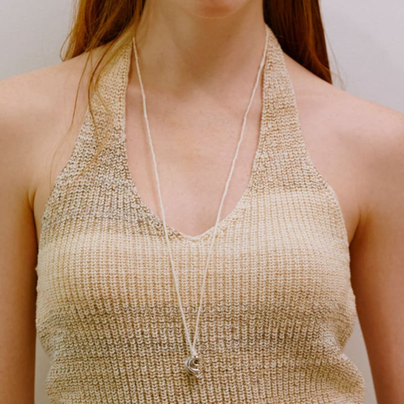 

Third movement Shell Necklace (White) OS