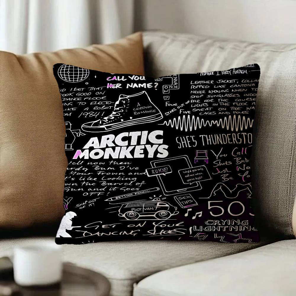 AArctic Monkeys Rock Band Lucky Dragon pillow cover sofa cushion cover home room decoration children gift