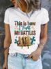 This Is How I Fight My Battles Shirt Tshirt Country Women