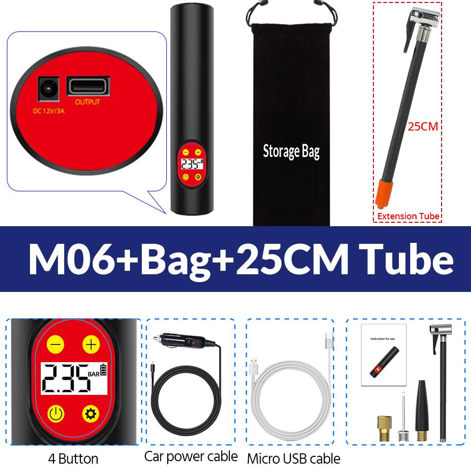 

Портативный насос E-ACE Air Iator с аварийным светодиодным освещением и функцией SOS. Высокопроизводительная батарея с поддержкой быстрой зарядки.