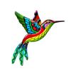 Wrought Iron Hummingbird Ornament 4pcs/set Animal Art Crafts Decor for Indoor Outdoor Garden Yard Door Decoration