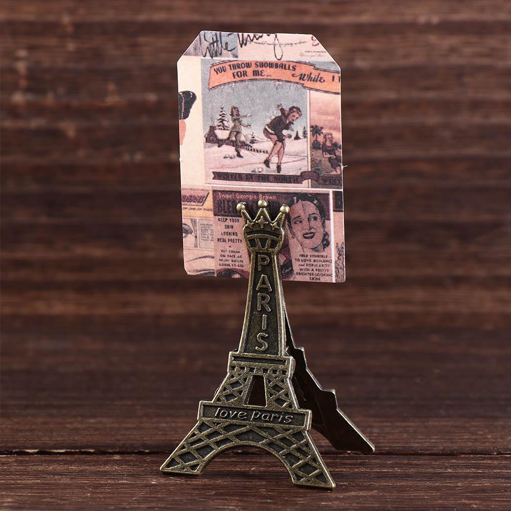 Seats Clip Metal Photo Decoration Memo Clip Picture Clip Holder Paper Clip Eiffel Tower Clip