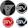 Car Accessories 3D Metal SV Logo Car Body Emblem Badge Sticker For Land Rover Range Rover Evoque Defender 2 Discovery Decor
