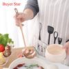 2Pcs/Set Stainless Steel Cooking Tool Long Handle Soup Scoop Skimmer Copper for Hot Pot Home Kitchen Accessories