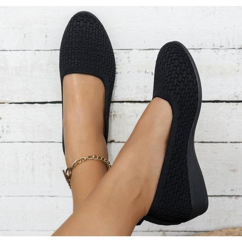 Neue Damen Mesh Square Toe Atmungsaktive Freizeitschuhe Halloween Herbst Täglich Schlicht Hohl Flache Schuhe Zapatos De Mujer