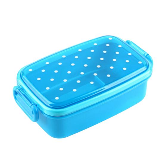480ml Single Layer Portable Dot Picnic Lunch Box Food Storage Container Case