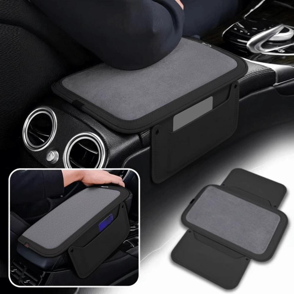 PU Leather Center Console Armrest Cushion Thicken Car Elbow Support Pad  Center Console