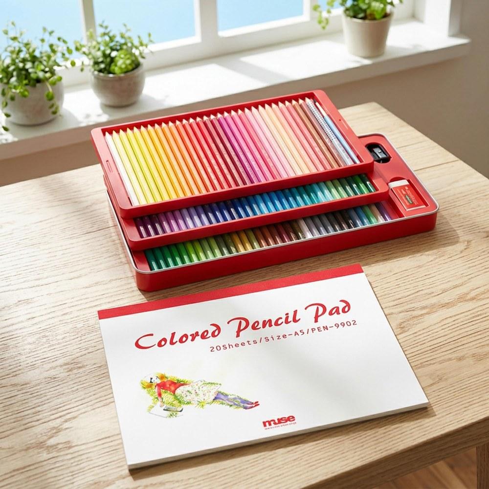 Faber-Castell Watercolor Colored Pencil Set 100 Colors with Pencil Pad 27132012