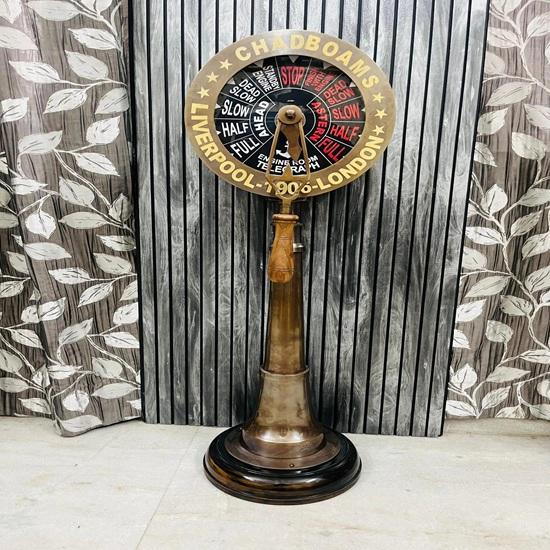 Brass Engine Room Telegraph Nautical Maritime 88.9 Cm Gift Item Wedding Anniversary Birthday Home Office Decor