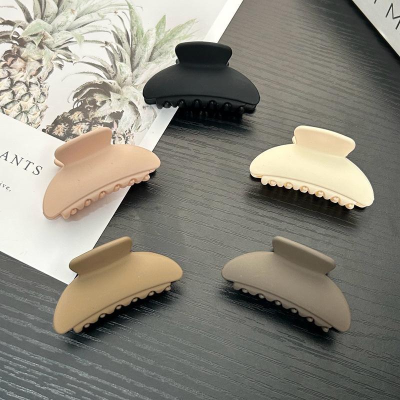 Secure Hold Large Black Hair Claw Clip Melard Coffee Acetate Durable Hair Holder for Women Thick Long Hair All Occasions