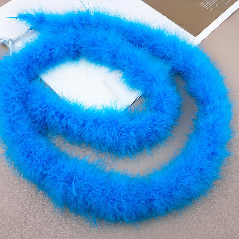 Colorful Turkey Feather Strips for DIY Crafts and Christmas Decorations