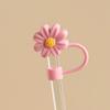Reusable Drinking Dust Cap Cup Accessories Straw Tips Cover Silicone Straw Plug  Water Glass