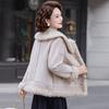 Mom Winter Clothing Fur Integrated Jacket Warm New Middle-aged Women's Clothing Fashion Thickened Thermal Top Women